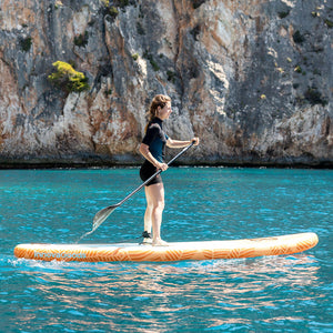 Tabla de Paddle Surf Hinchable 2 en 1 con Asiento y Accesorios Siros InnovaGoods 10'5" 320 cm