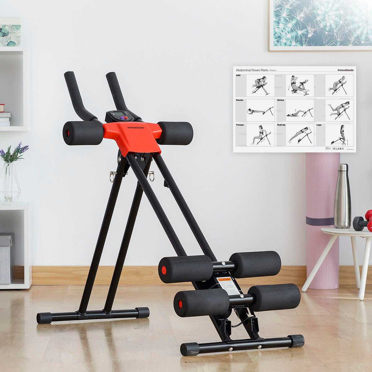 🔥 Máquina de Abdominales Plegable Plawer InnovaGoods – Abs de Acero en Casa 💪