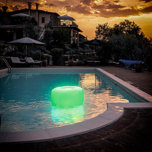 Asiento Hinchable con LED Multicolor y Mando a Distancia Pulight InnovaGoods