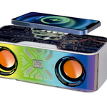 Altavoz RGB con bluetooth y carga inalámbrica