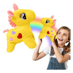 Unicornio de Peluche Amarillo